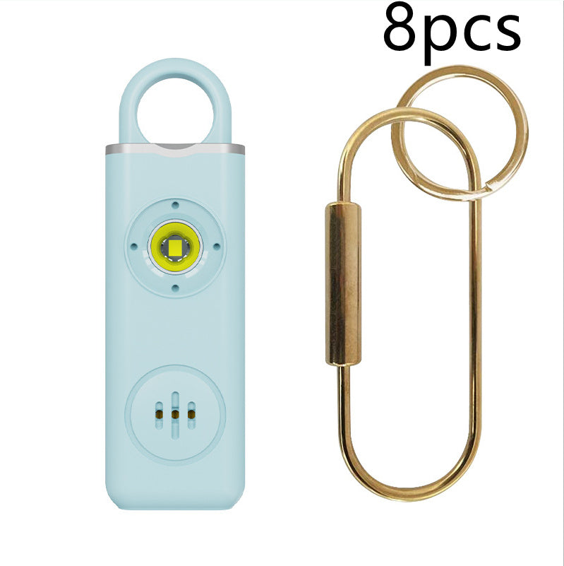 Self Defense Siren Safety Alarm For Women Keychain With SOS LED Light Personal Self Alarm Personal Security Keychain Alarm