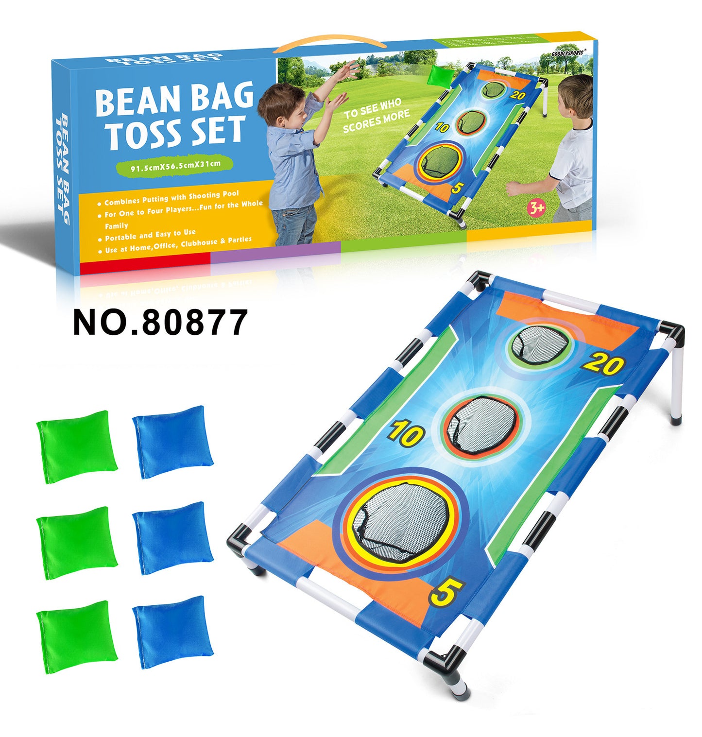 Throwing Game Sandbags Board Suit Toy Children Outdoor Family Gathering