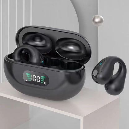 Bone Conduction Headphones TWS Earbuds Ear Clip Bluetooth 5.3 Touch Wireless Earphone In-Ear Bass HIFI Sports Headset